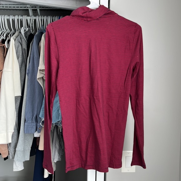 J. Crew Black & Red Turtleneck Top, NWOT - Picture 5 of 5